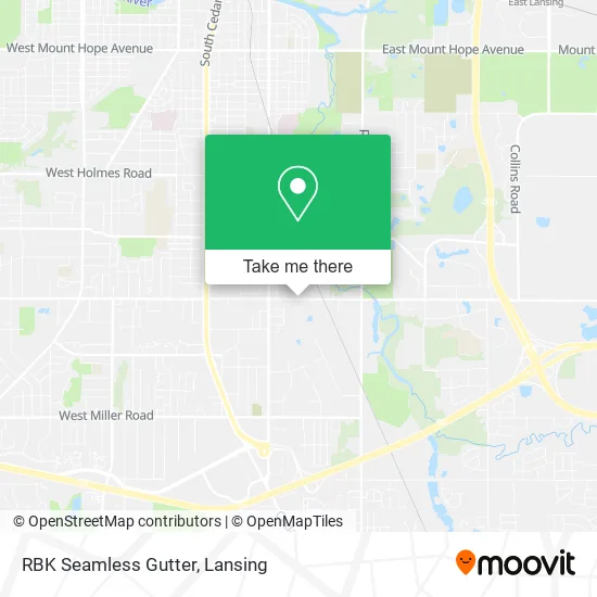 RBK Seamless Gutter map