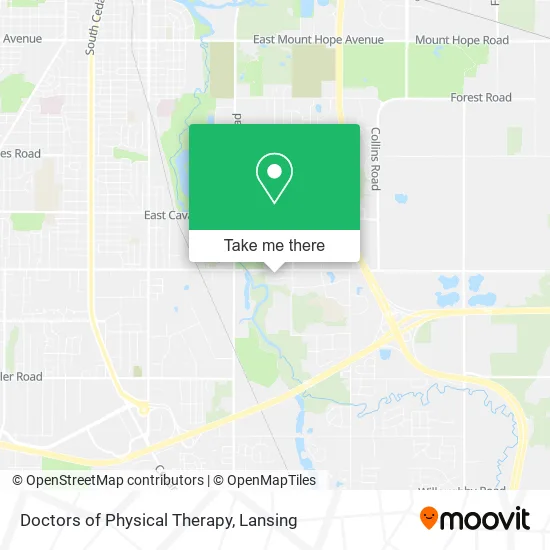 Mapa de Doctors of Physical Therapy