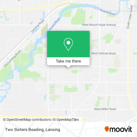 Two Sisters Beading map