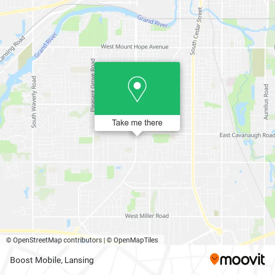 Boost Mobile map