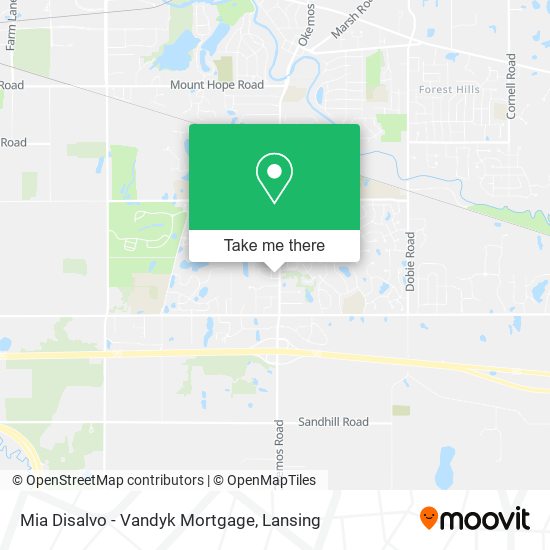 Mapa de Mia Disalvo - Vandyk Mortgage