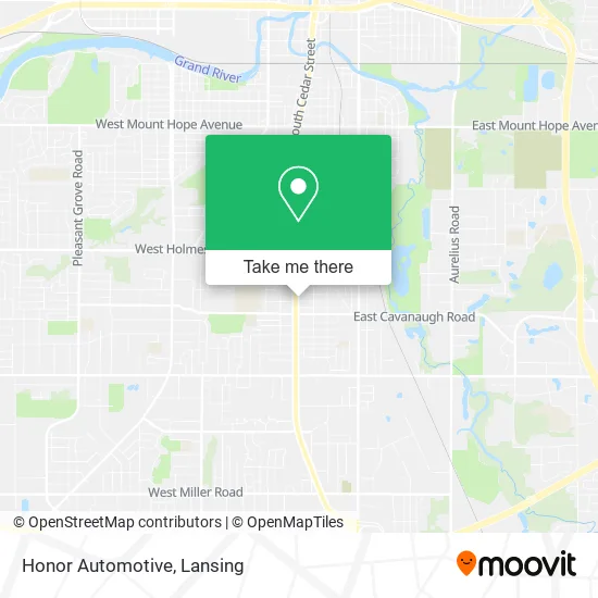 Honor Automotive map