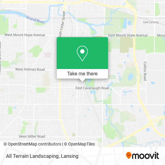 All Terrain Landscaping map