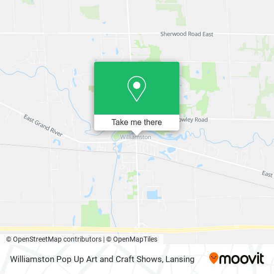 Williamston Pop Up Art and Craft Shows map