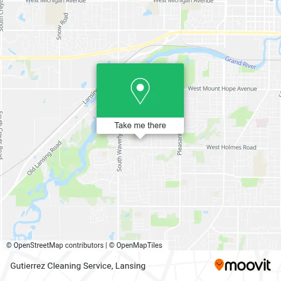 Gutierrez Cleaning Service map
