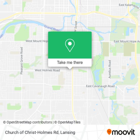 Church of Christ-Holmes Rd map
