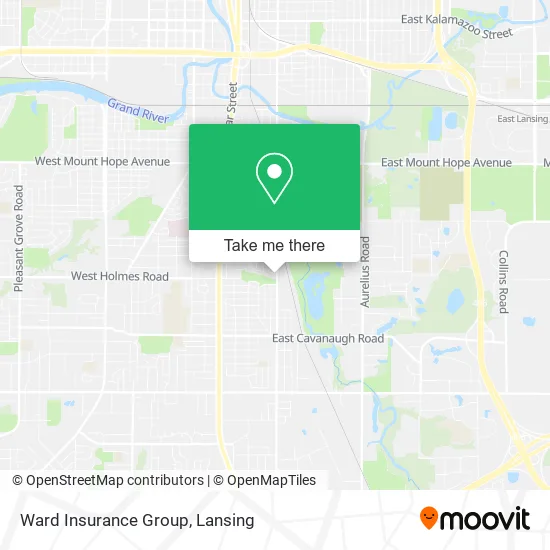 Ward Insurance Group map