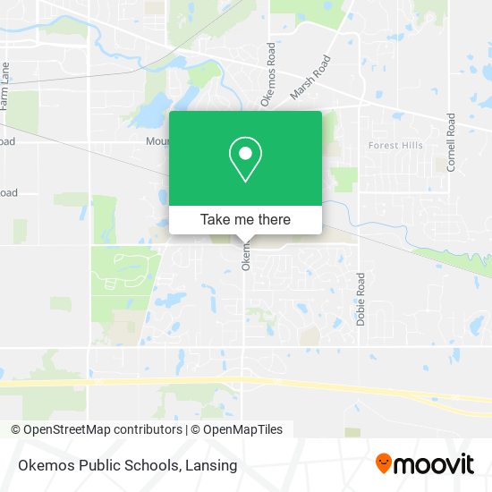 Mapa de Okemos Public Schools