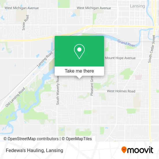 Fedewa's Hauling map