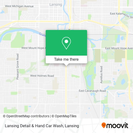 Mapa de Lansing Detail & Hand Car Wash