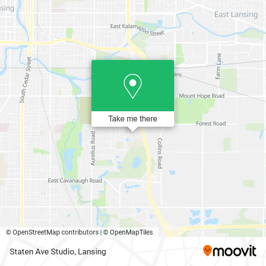 Staten Ave Studio map