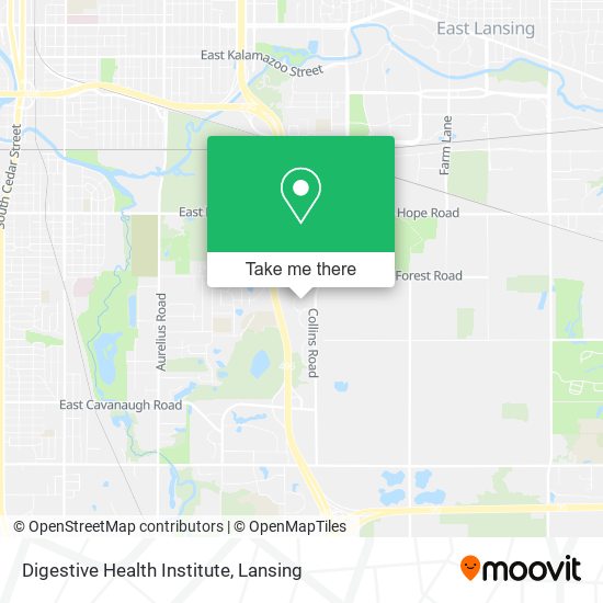 Digestive Health Institute map