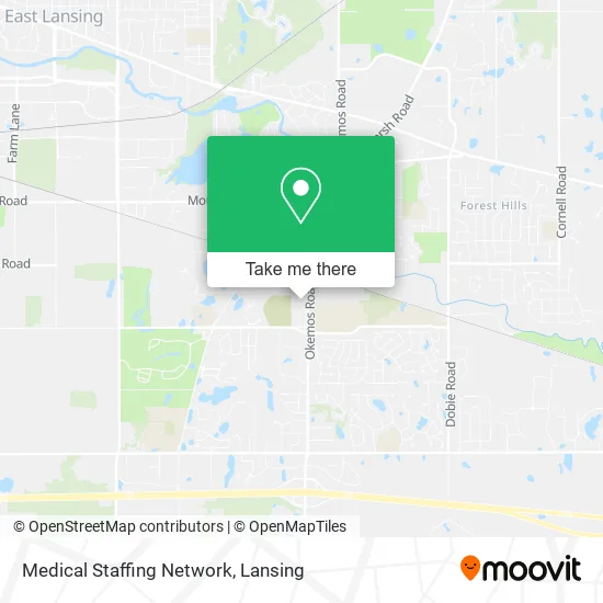 Medical Staffing Network map