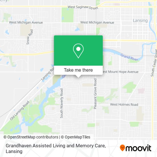 Grandhaven Assisted Living and Memory Care map