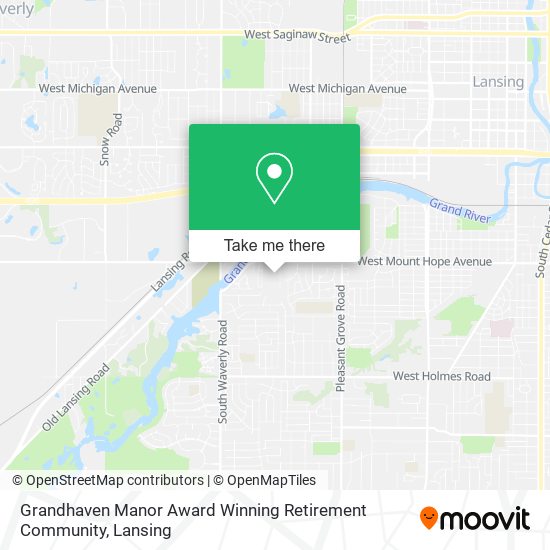 Grandhaven Manor Award Winning Retirement Community map