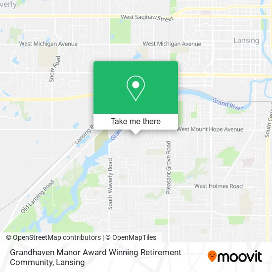 Grandhaven Manor Award Winning Retirement Community map