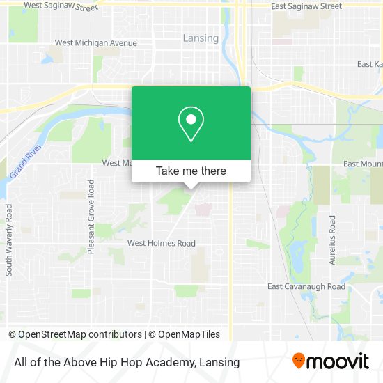 All of the Above Hip Hop Academy map