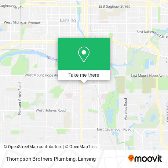 Thompson Brothers Plumbing map