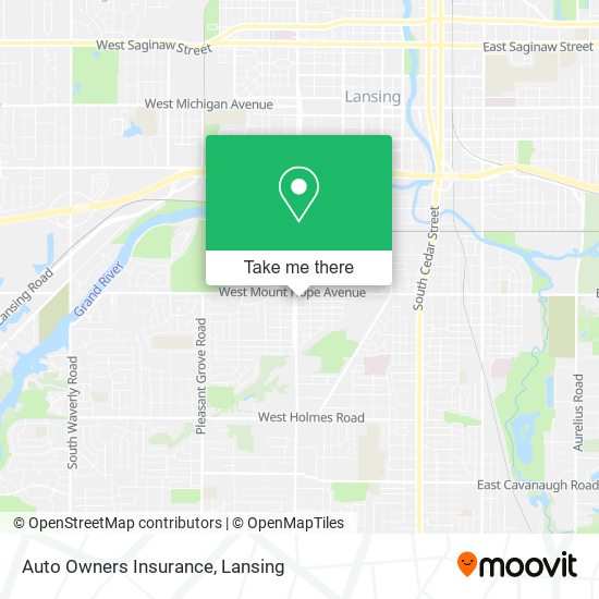 Auto Owners Insurance map