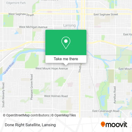 Done Right Satellite map