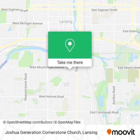 Joshua Generation Cornerstone Church map