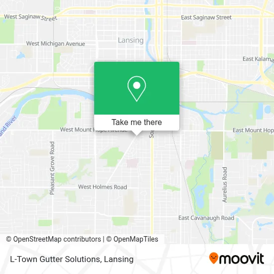 L-Town Gutter Solutions map