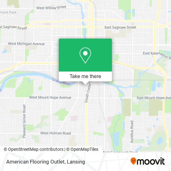 American Flooring Outlet map