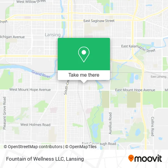 Fountain of Wellness LLC map