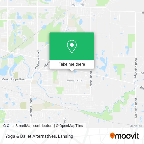 Yoga & Ballet Alternatives map