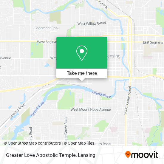Greater Love Apostolic Temple map