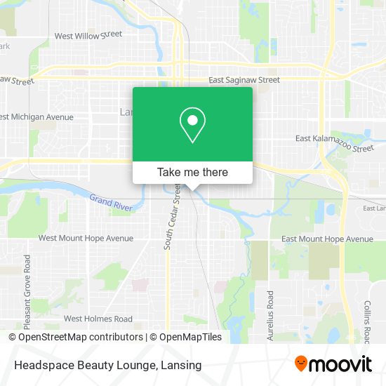 Mapa de Headspace Beauty Lounge