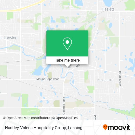 Mapa de Huntley-Valena Hospitality Group