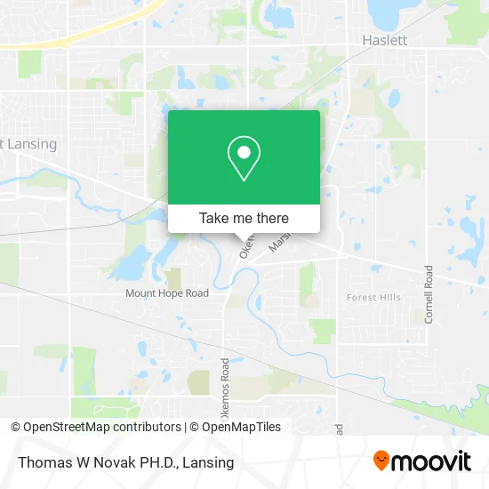Mapa de Thomas W Novak PH.D.