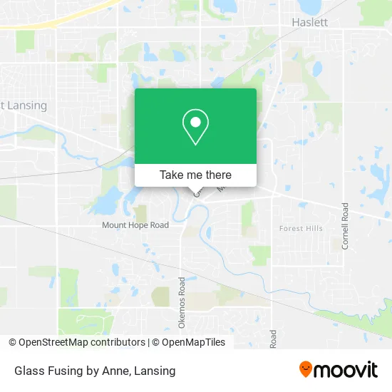 Glass Fusing by Anne map