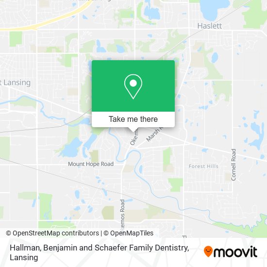 Mapa de Hallman, Benjamin and Schaefer Family Dentistry