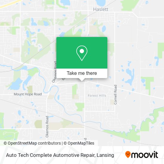 Auto Tech Complete Automotive Repair map