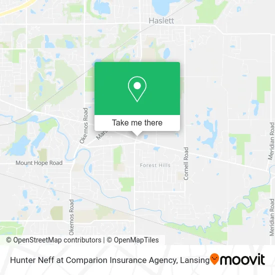 Hunter Neff at Comparion Insurance Agency map