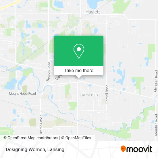 Designing Women map