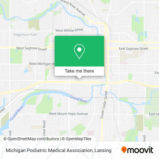 Michigan Podiatric Medical Association map