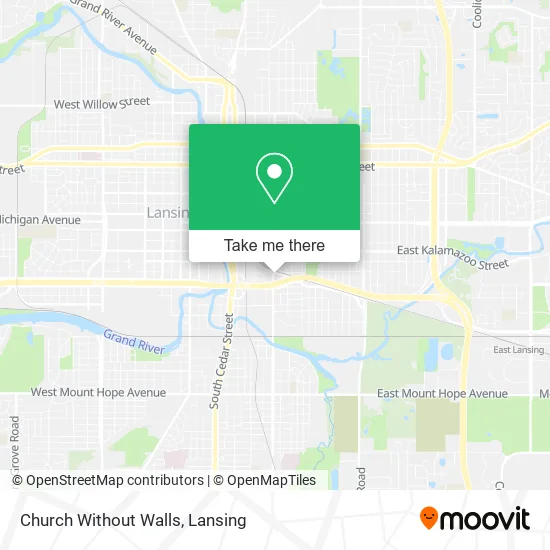 Church Without Walls map