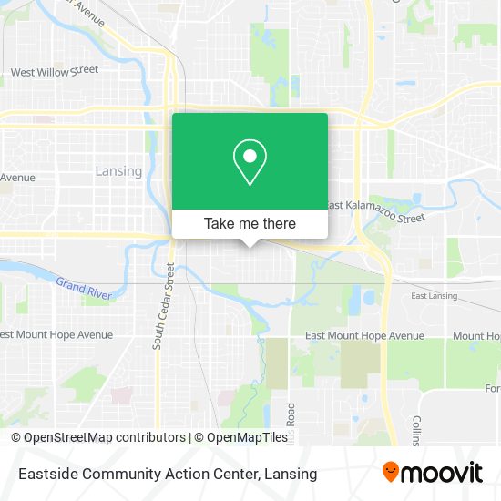 Eastside Community Action Center map