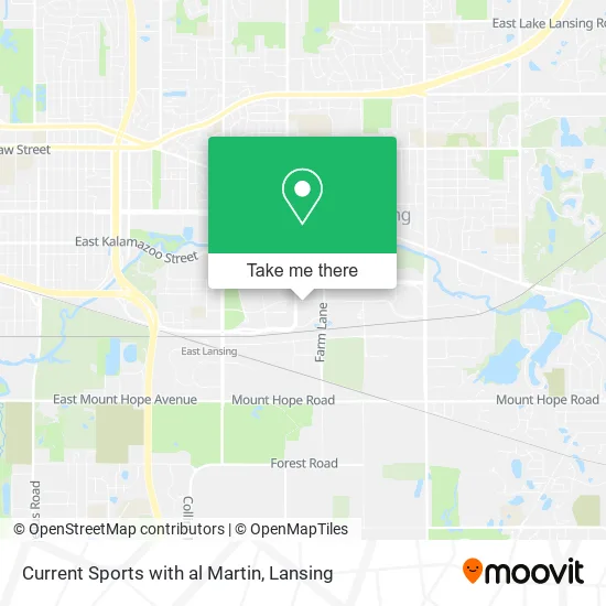 Mapa de Current Sports with al Martin