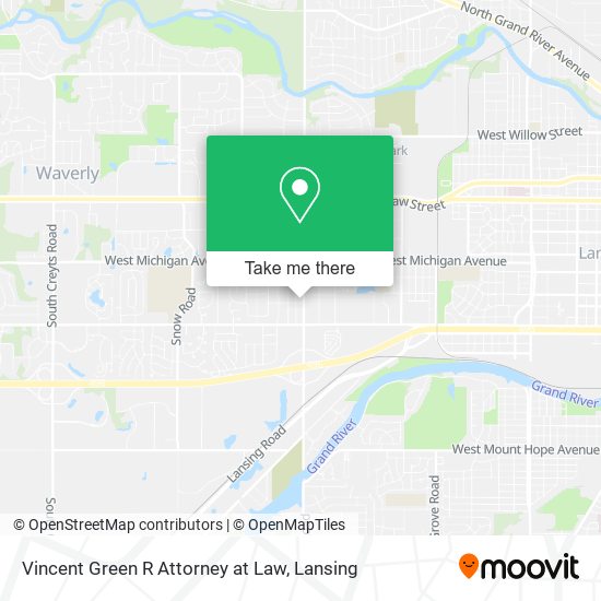 Mapa de Vincent Green R Attorney at Law