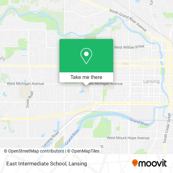 East Intermediate School map