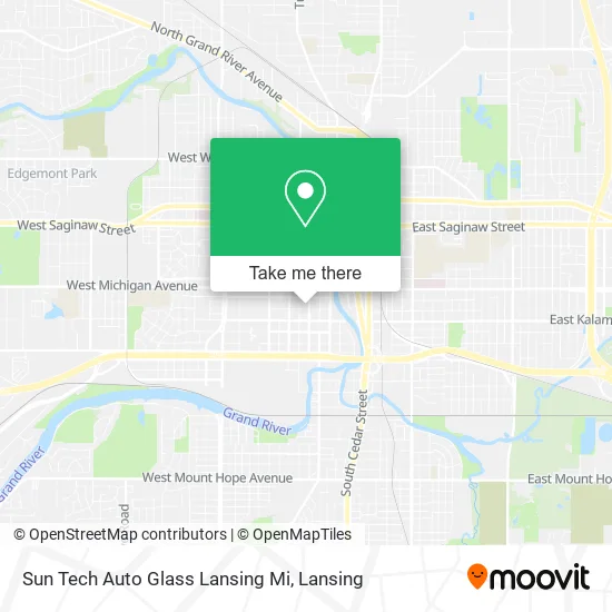 Sun Tech Auto Glass Lansing Mi map