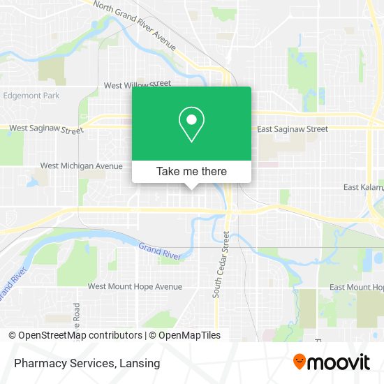 Pharmacy Services map