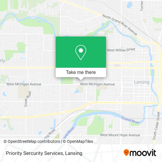 Priority Sercurity Services map