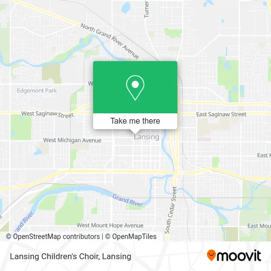 Lansing Children's Choir map