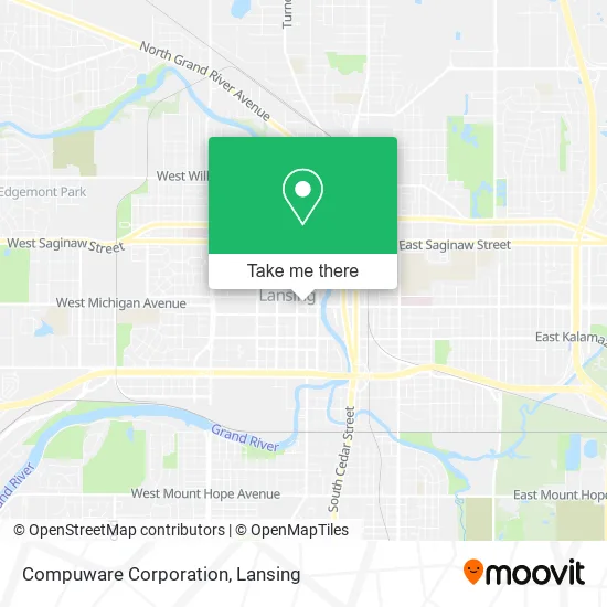 Compuware Corporation map