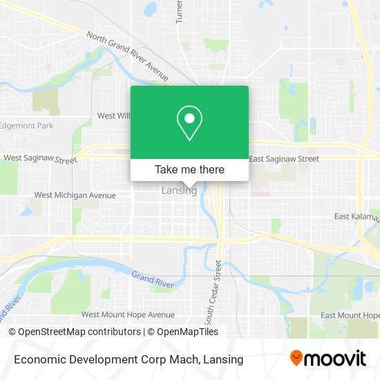 Economic Development Corp Mach map